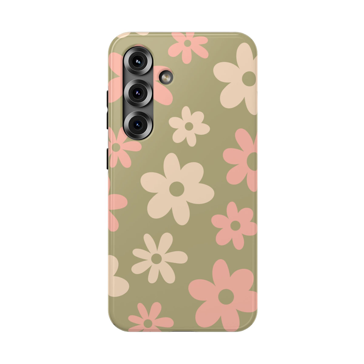 Green Flower Power Samsung Case