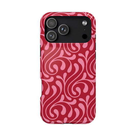 Cherry Paisley iPhone Case