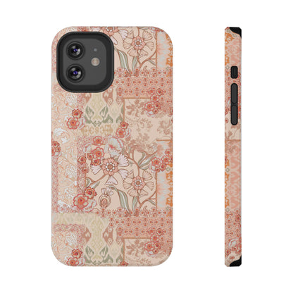 Peachy Paisley iPhone Case