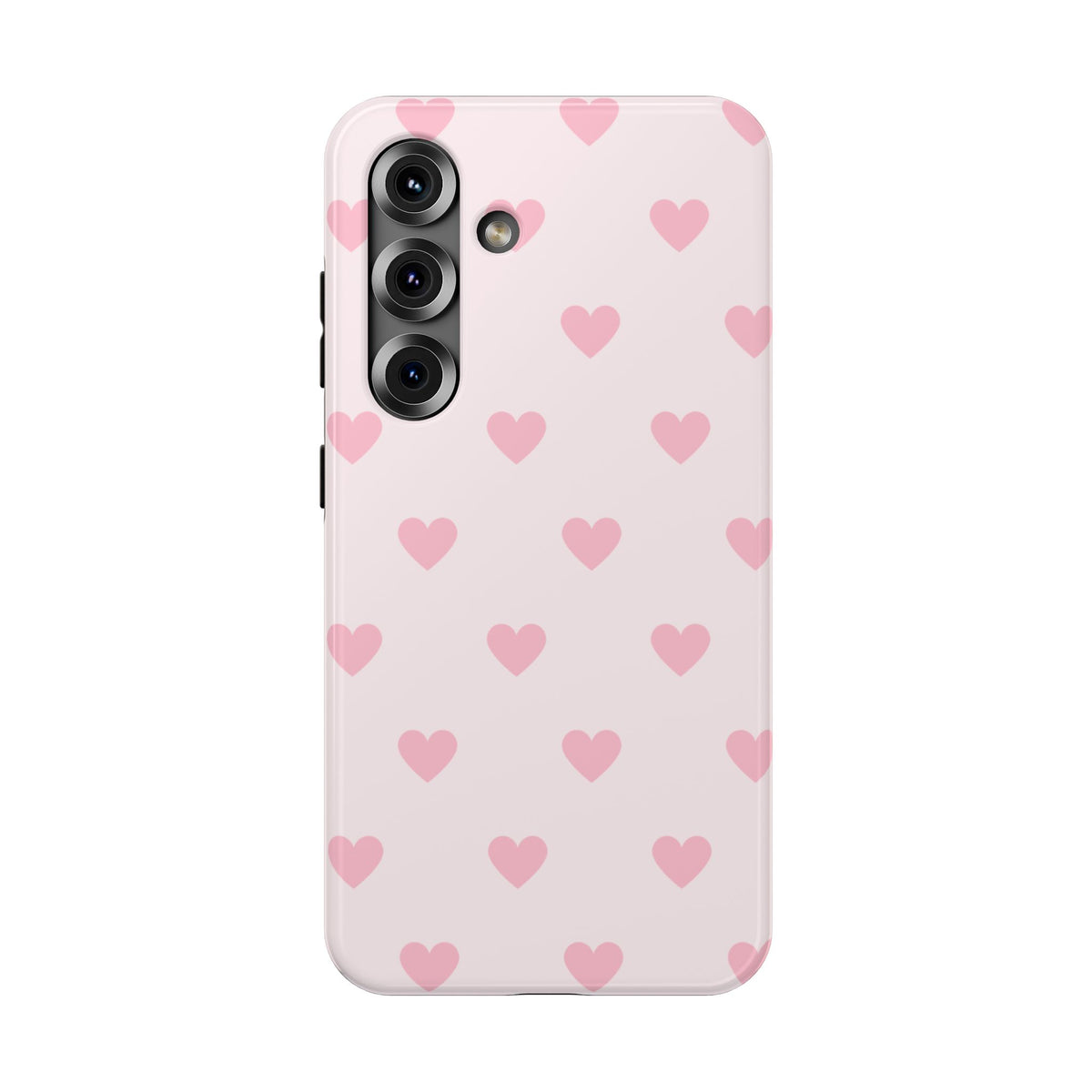 Light Pink Hearts Samsung Case
