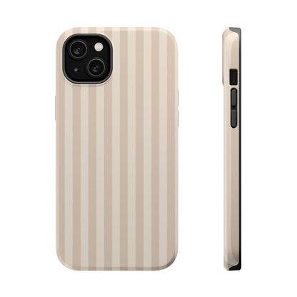 Beige Stripes iPhone Case