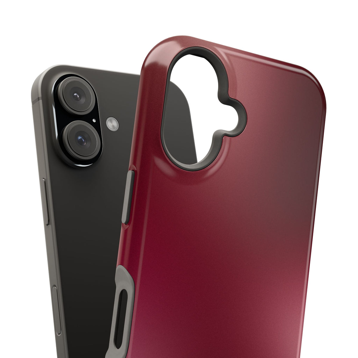 Burgundy Aura iPhone Case