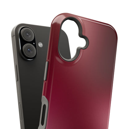 Burgundy Aura iPhone Case