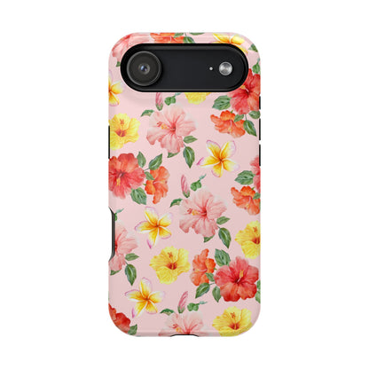 Pink Hibiscus Bloom iPhone Case