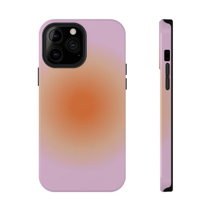 Orange & Purple Aura iPhone Case