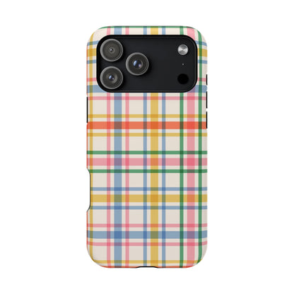 Retro Plaid iPhone Case