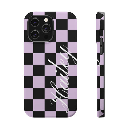 Custom Witchy Checkered iPhone Case