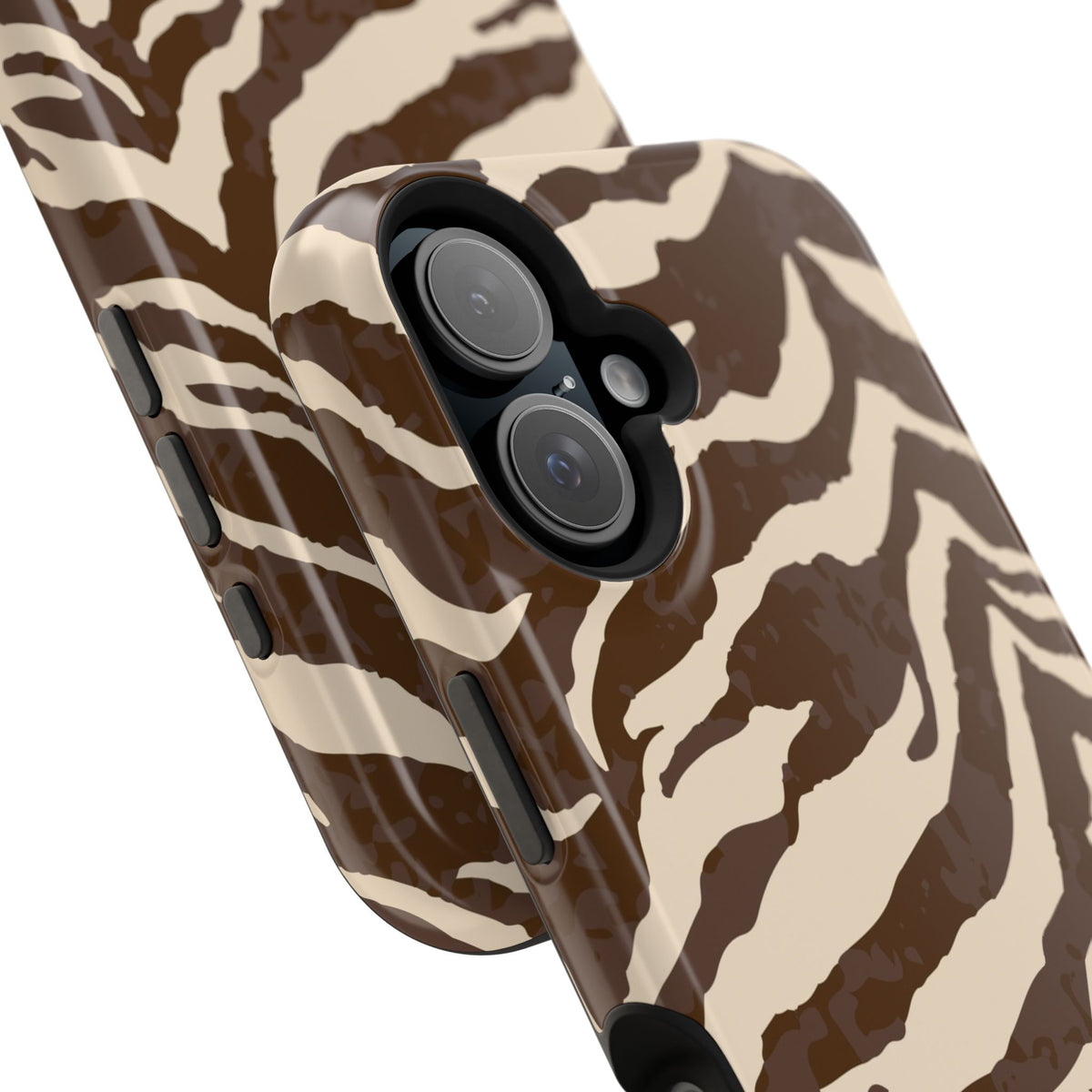 Brown Zebra iPhone Case