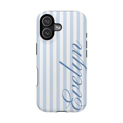 Personalized Blue Beau iPhone Case