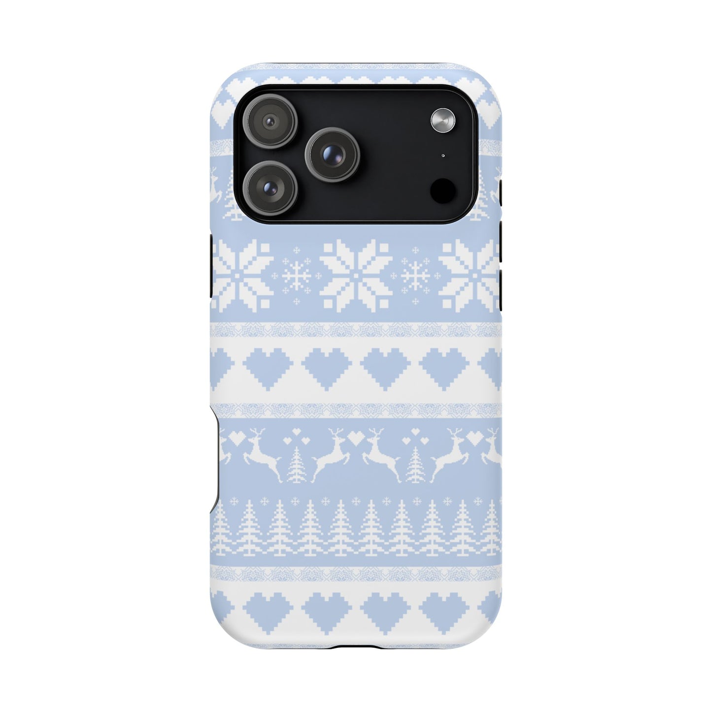 Blue Christmas Sweater iPhone Case
