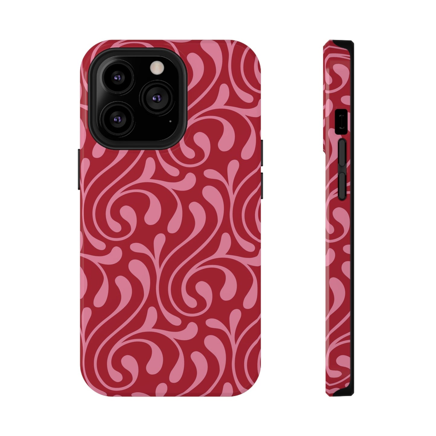 Cherry Paisley iPhone Case
