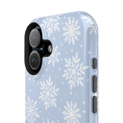 Blue Snowflakes iPhone Case