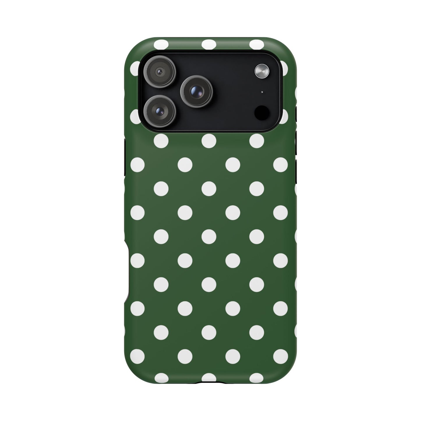 Green Polka Dots iPhone Case