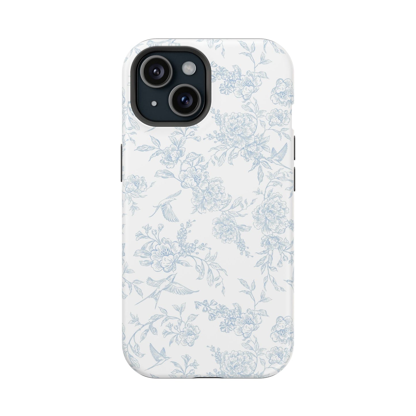 French Blue Toile iPhone Case