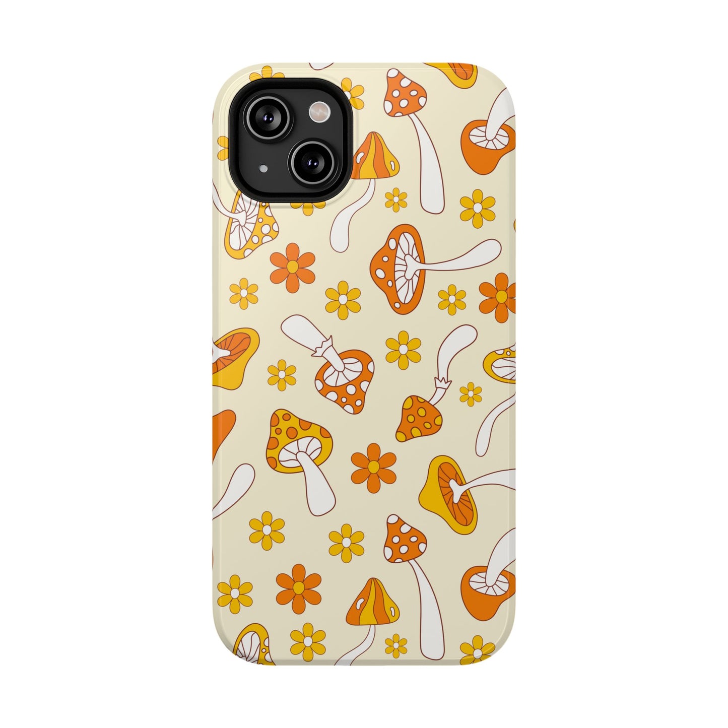 Retro Mushrooms iPhone Case