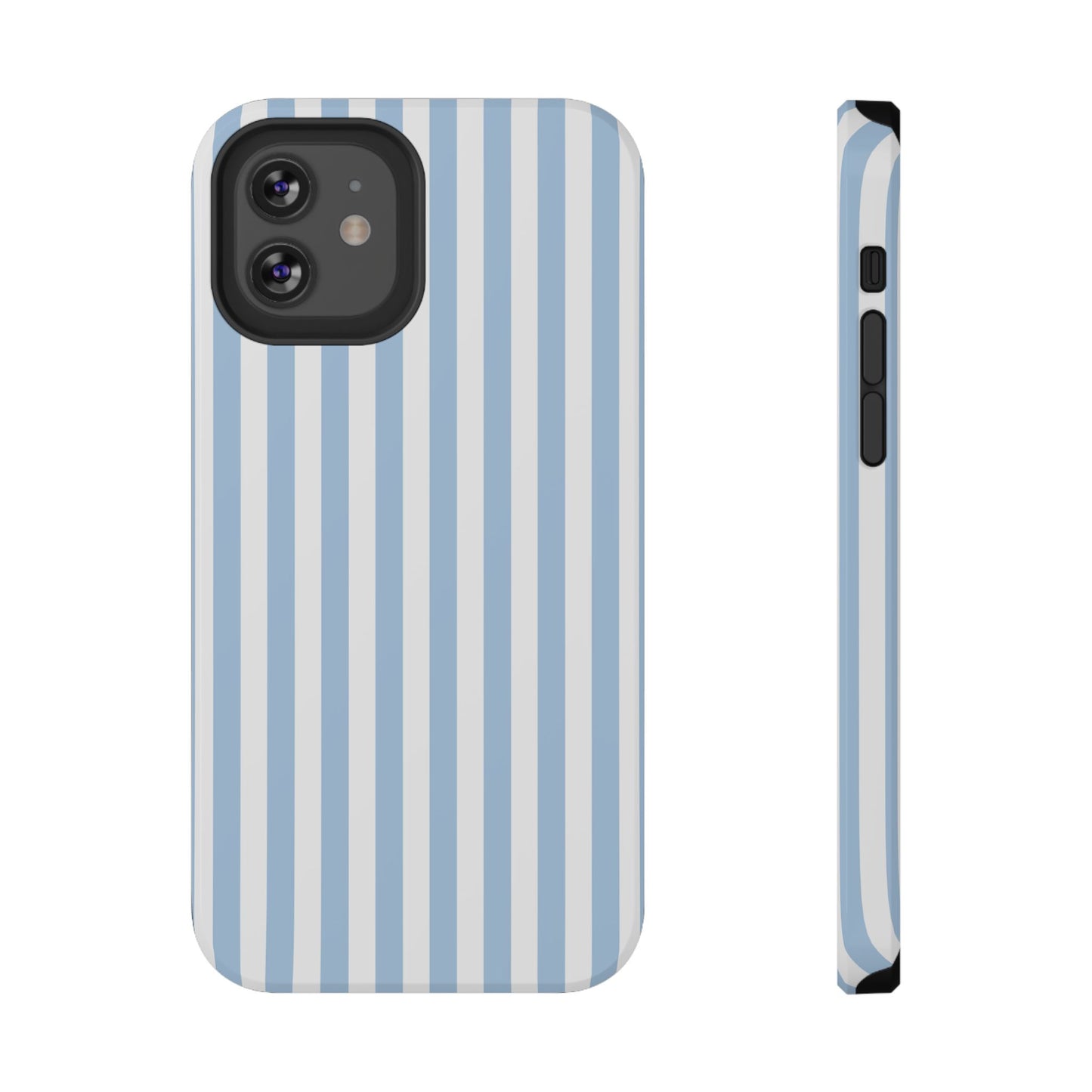 Blue Picnic Stripes iPhone Case