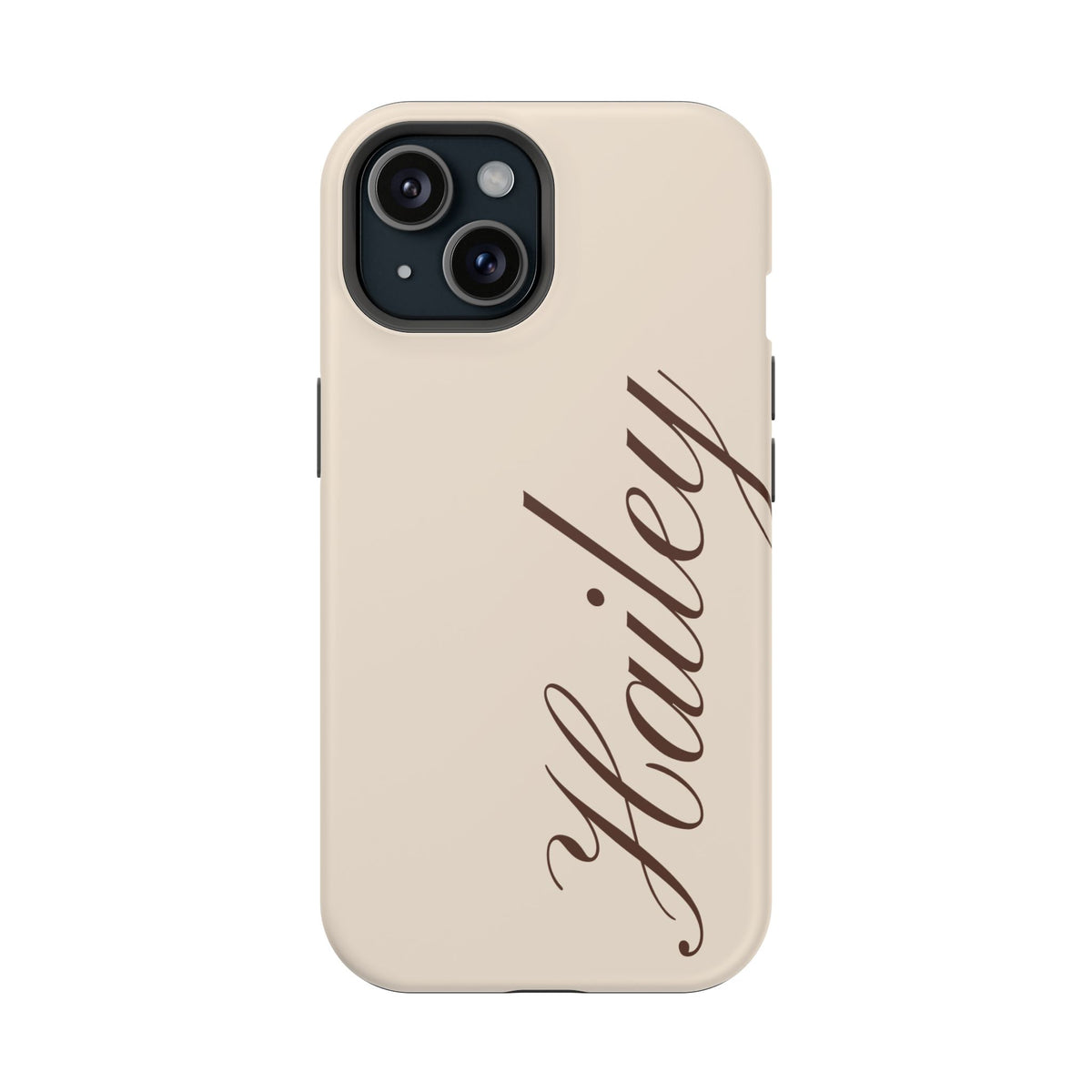 Custom Beige iPhone Case