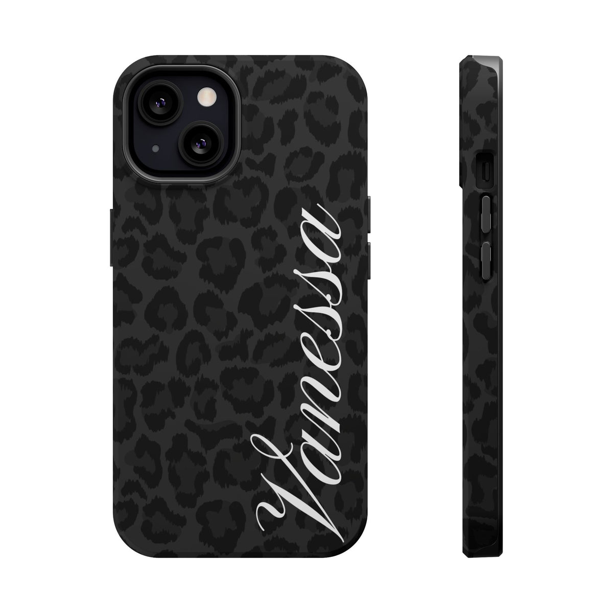 Custom Black Leopard iPhone Case