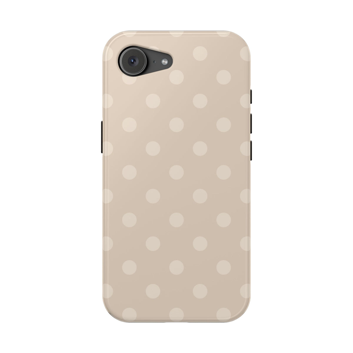 Beige Polka Dots iPhone Case
