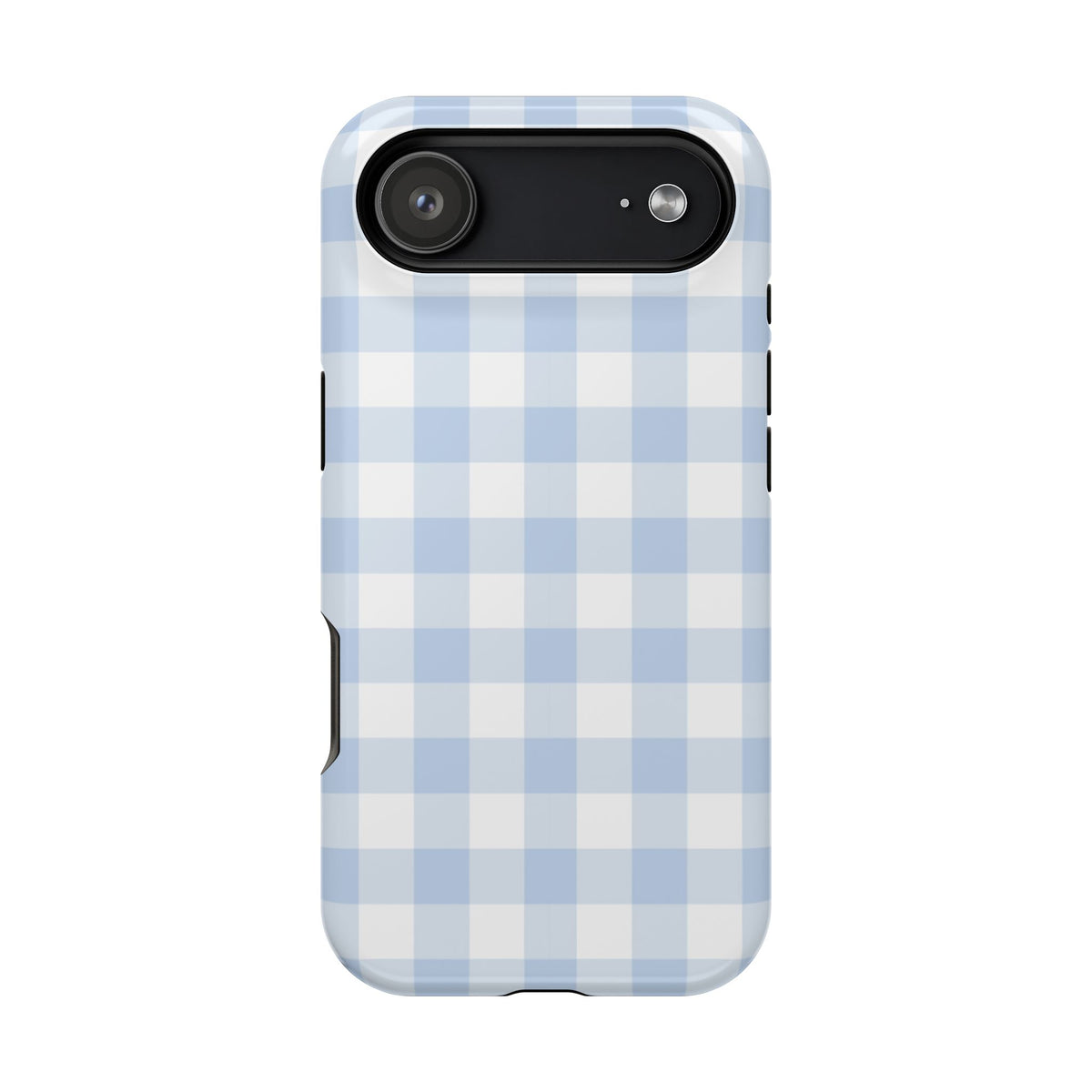 Blue Gingham iPhone Case