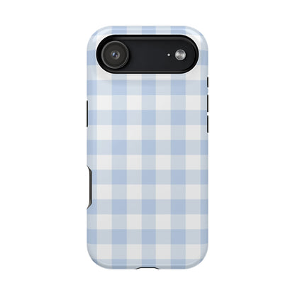 Blue Gingham iPhone Case