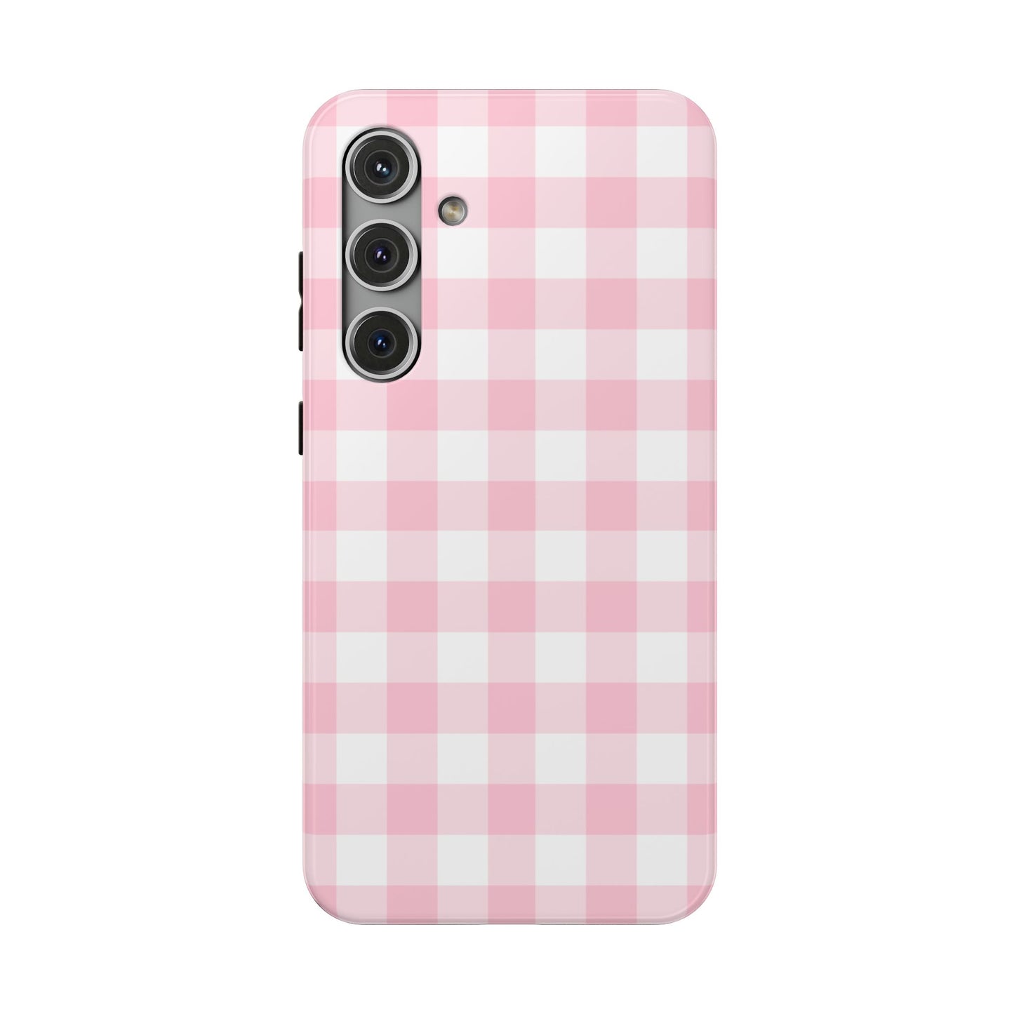 Pink Gingham Samsung Case