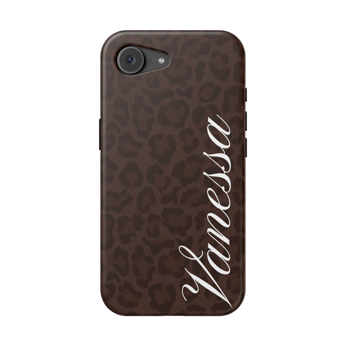 Custom Mocha Leopard iPhone Case