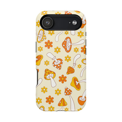 Retro Mushrooms iPhone Case
