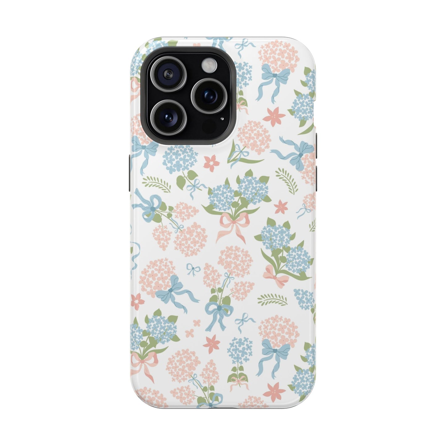 Hydrangea Bows iPhone Case