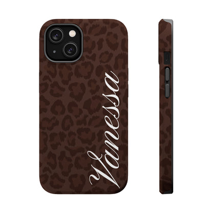 Custom Mocha Leopard iPhone Case