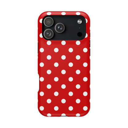 Red Polka Dots iPhone Case
