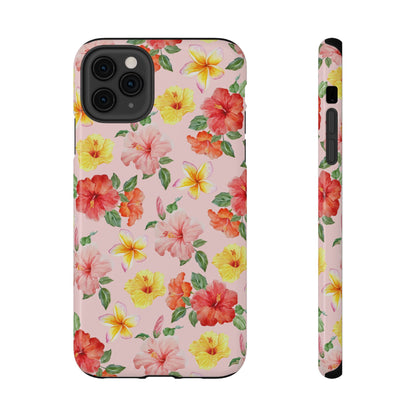 Pink Hibiscus Bloom iPhone Case