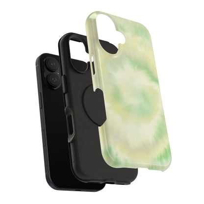 Lime Tie Dye iPhone Case