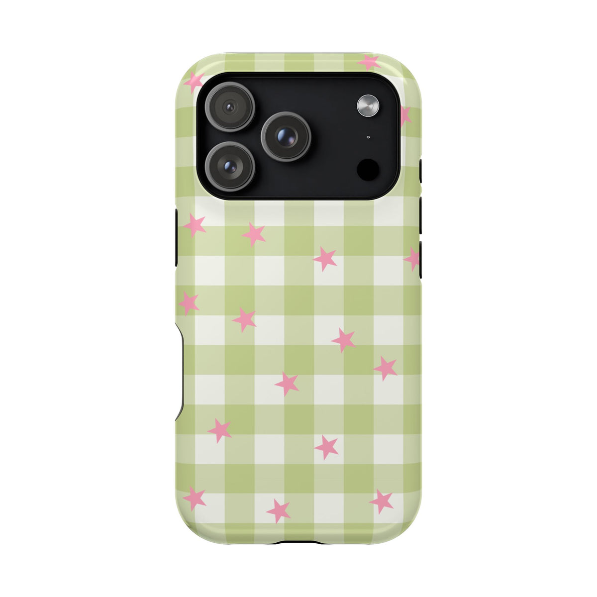 Lucky Star Gingham iPhone Case