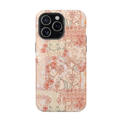 Peachy Paisley iPhone Case