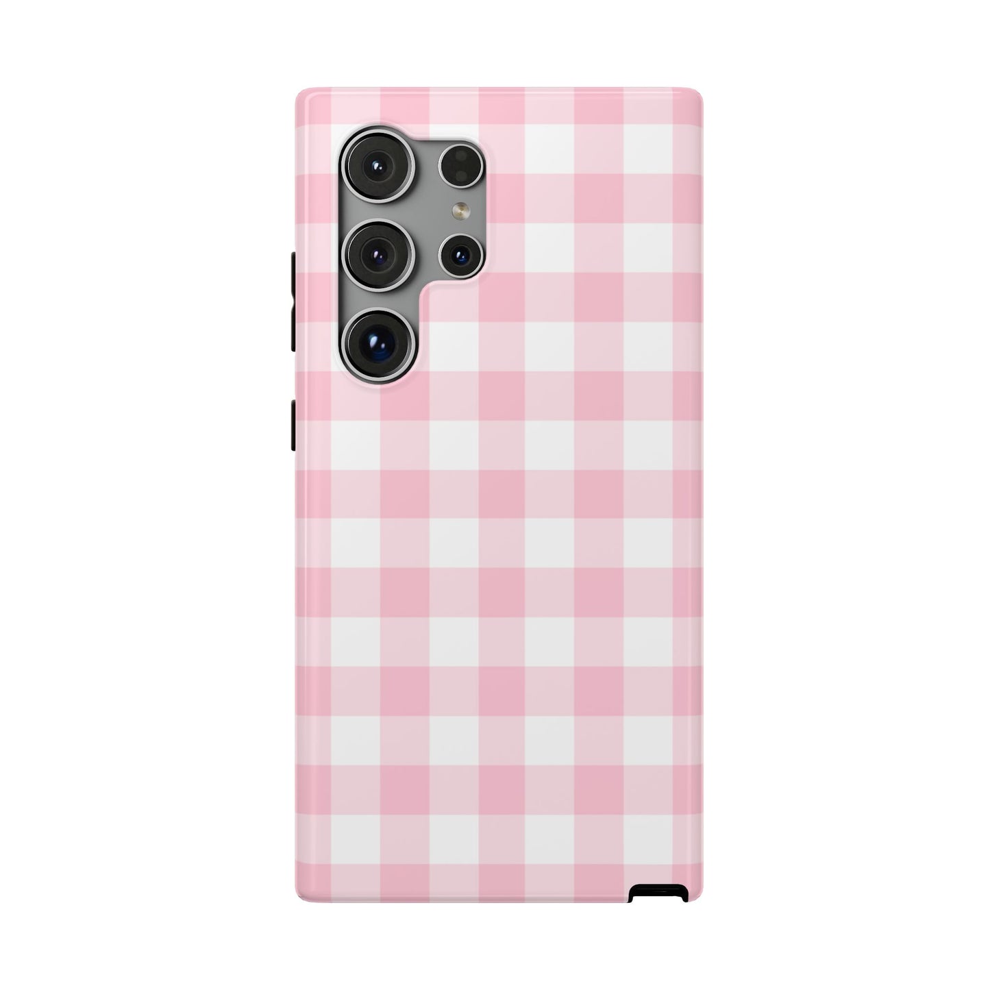 Pink Gingham Samsung Case