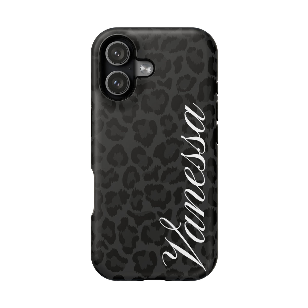 Custom Black Leopard iPhone Case