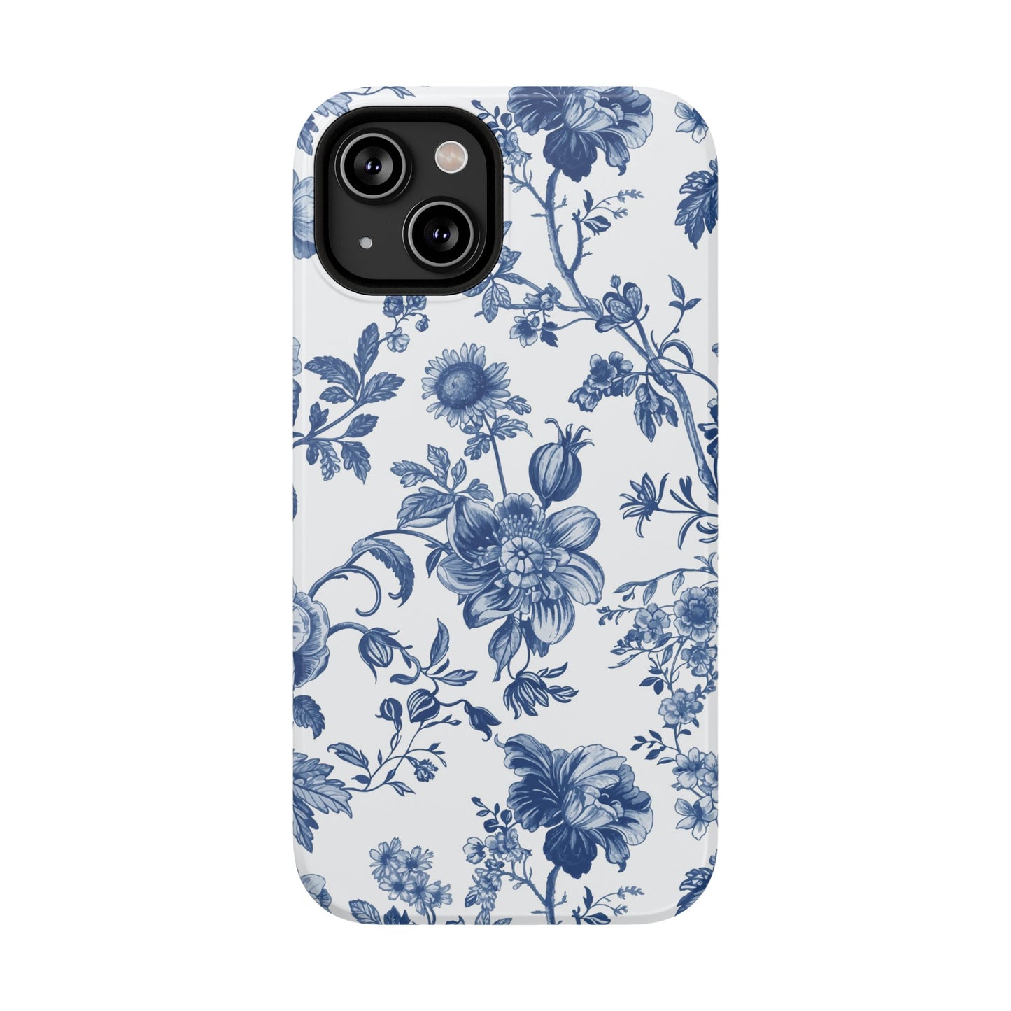 French Navy Toile iPhone Case