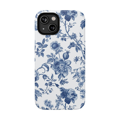 French Navy Toile iPhone Case
