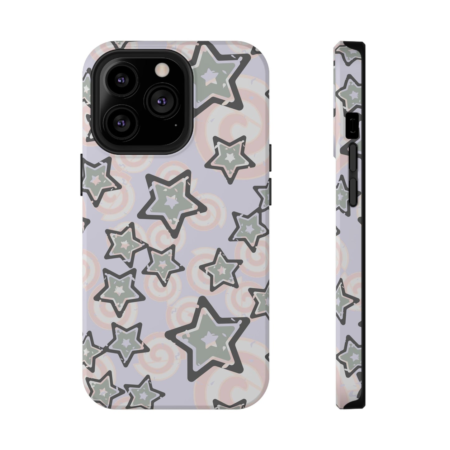 Y2K Gray Star iPhone Case
