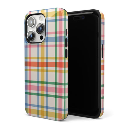 Retro Plaid iPhone Case