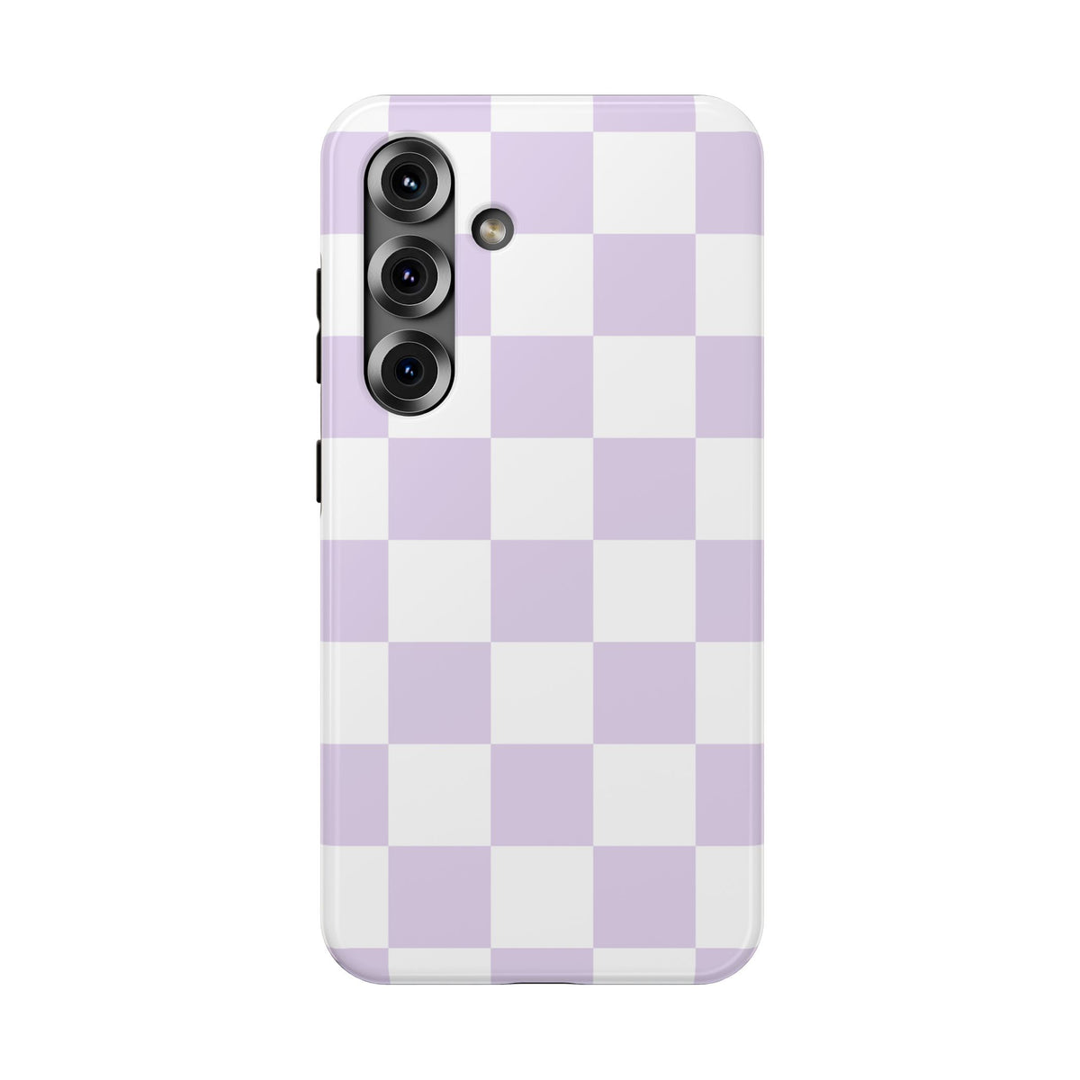 Pastel Purple Checkered Samsung Case