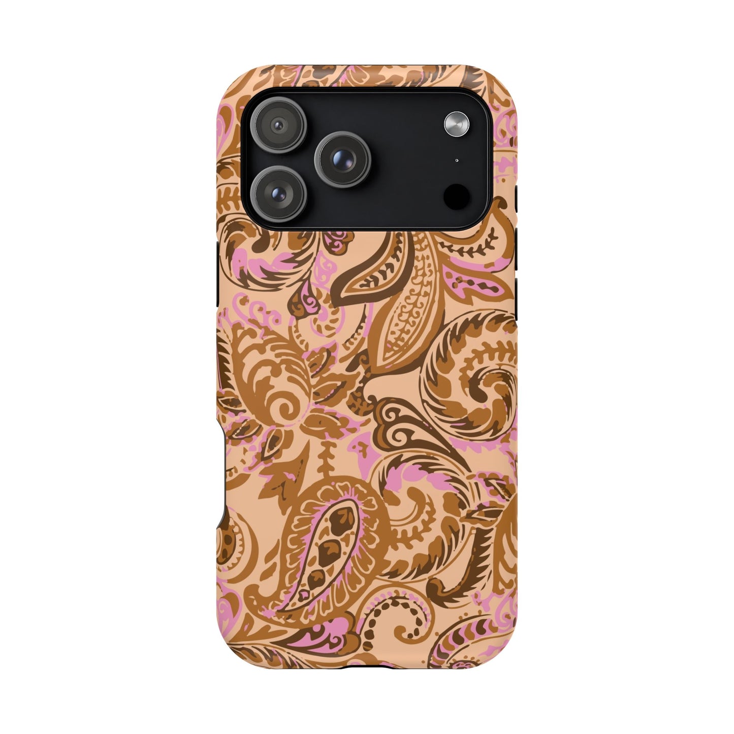 Honey Rose Paisley iPhone Case