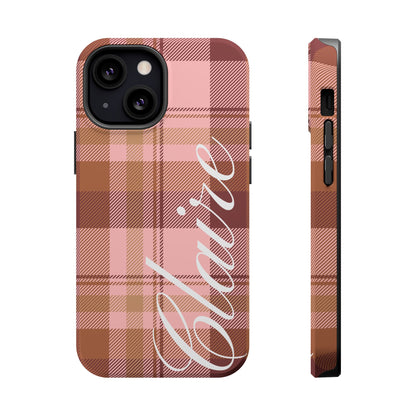 Custom Honey Plaid iPhone Case