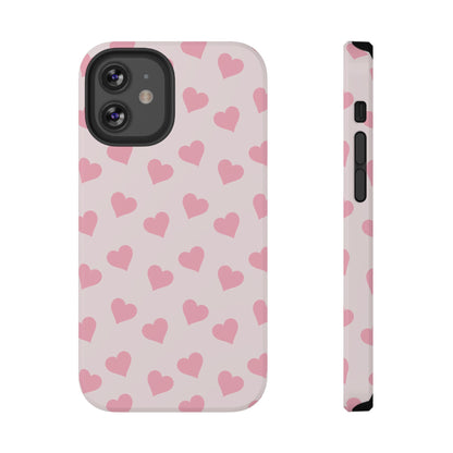 Pink Heart Mania iPhone Case