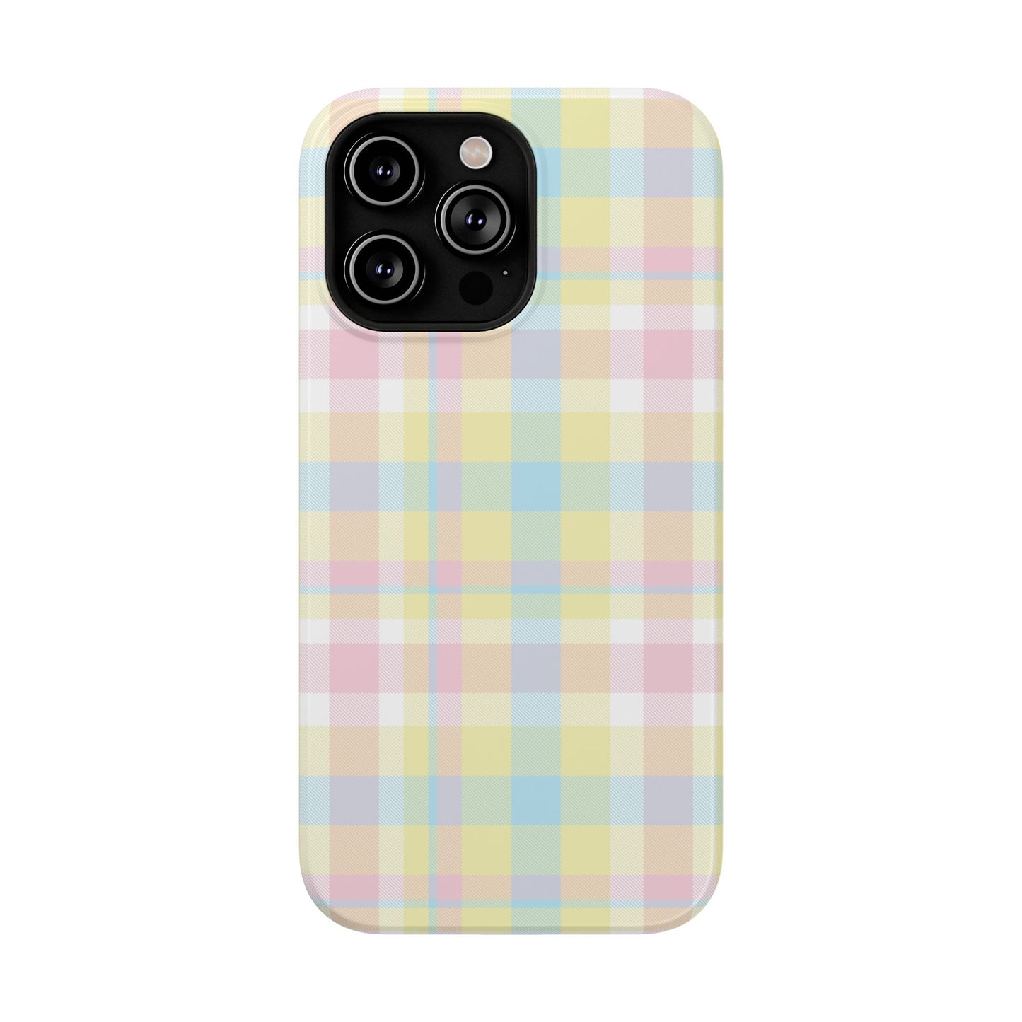 Buttercream Plaid iPhone Case