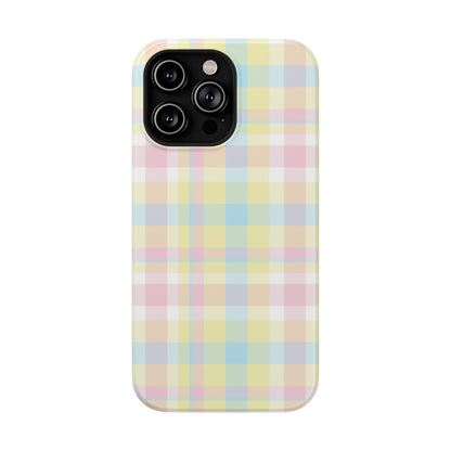 Buttercream Plaid iPhone Case