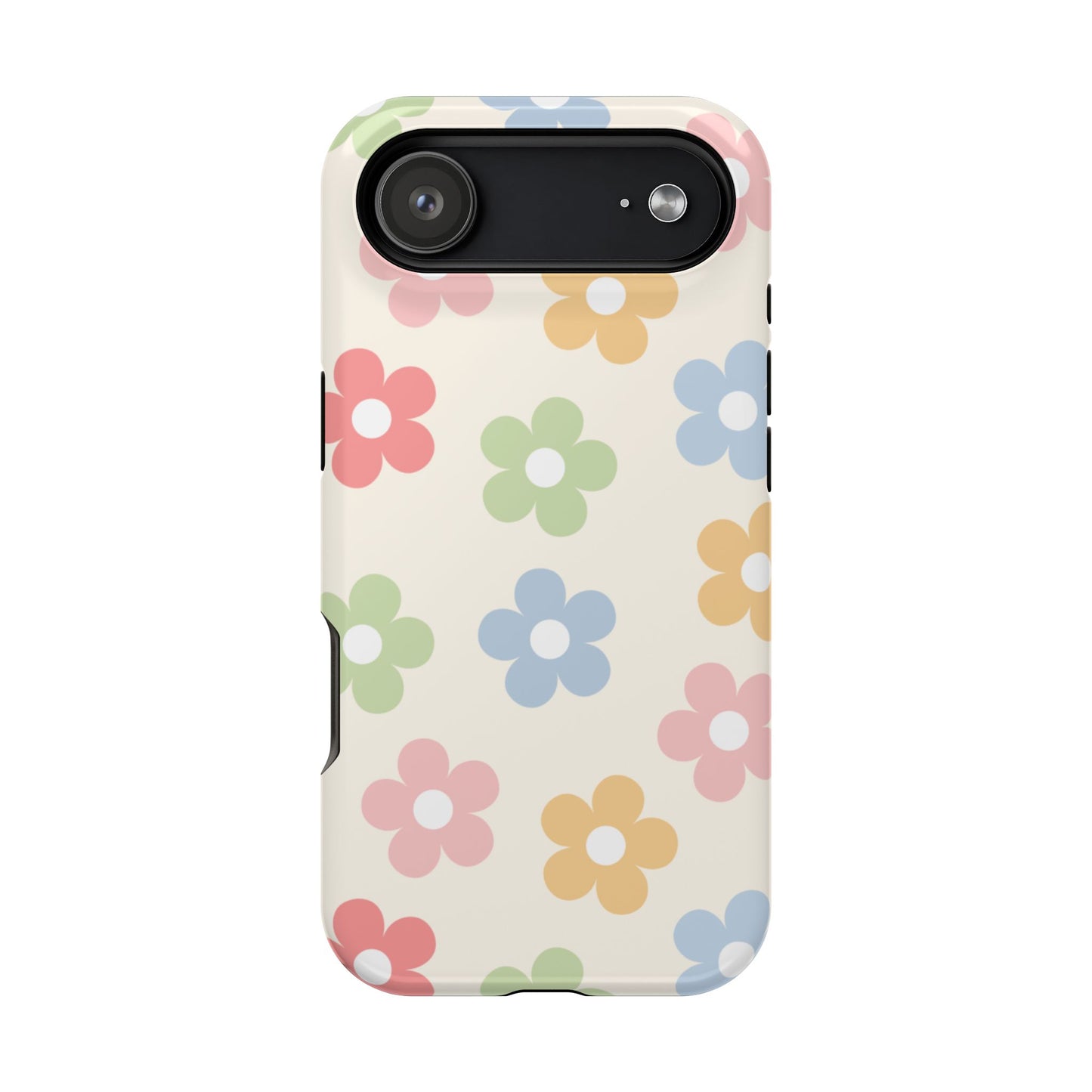 Preppy Retro Flowers iPhone Case