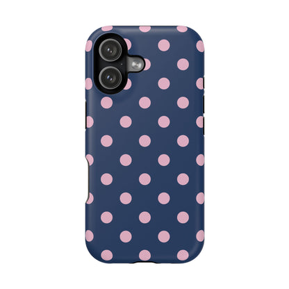 Periwinkle Polka Dots iPhone Case
