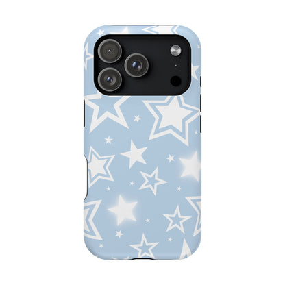 Blue Y2K Stars iPhone Case